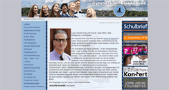 Desktop Screenshot of gymnasium-blankenese.de